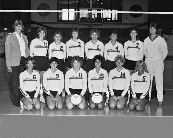 1985-1986 Volleyball | Cardinals Hall of Champions